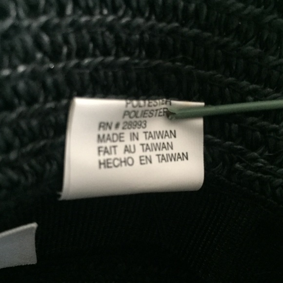 Talbots Vintage Boho Black Sun Hat Flexible Brim - Picture 6 of 7